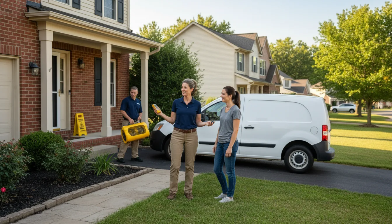 Water restoration image for Flood Water Cleanup, Removal And Restoration Services in Sand Lake, MI